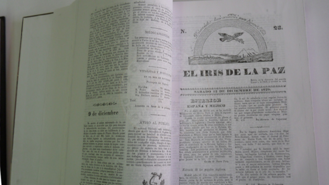 El Iris de La Paz Edicion 1829 